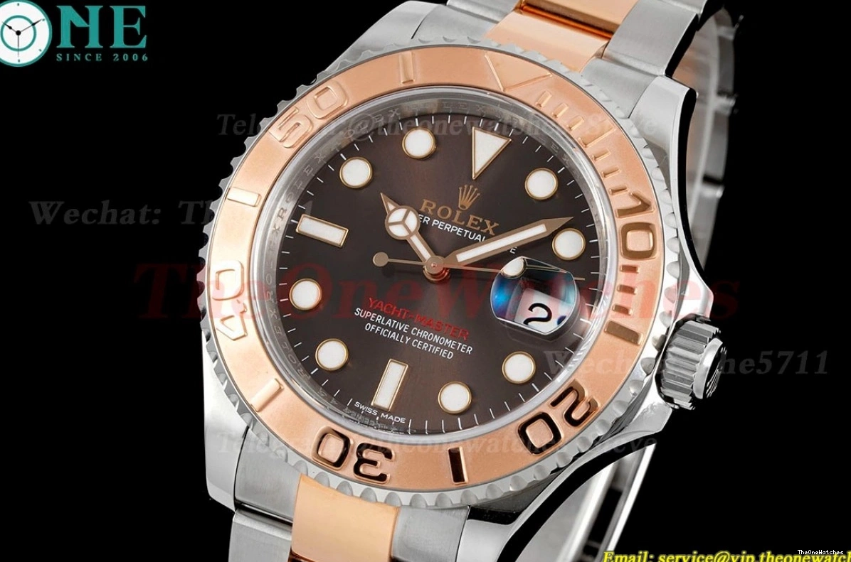 VSF Dial VS3135 Yacht-Master Brown 116621 RG SS 40mm 0131